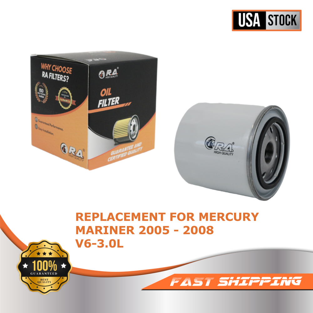 3410 Spin-On Engine Oil Filter for MERCURY MARINER 2005 2006 2007 2008 V6 3.0L