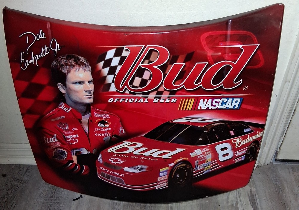 Dale Earnhardt Jr #8 Budweiser HiRev Replica Series NASCAR Car Mini Hood