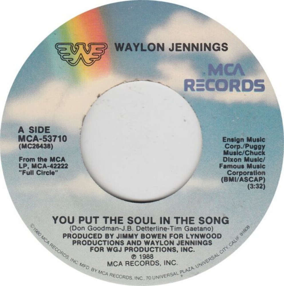 Waylon Jennings - You Put The Soul In The Song (7