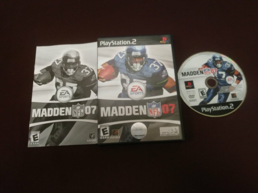 Madden NFL 07 PS2 Complete with Manual Football Game 2006