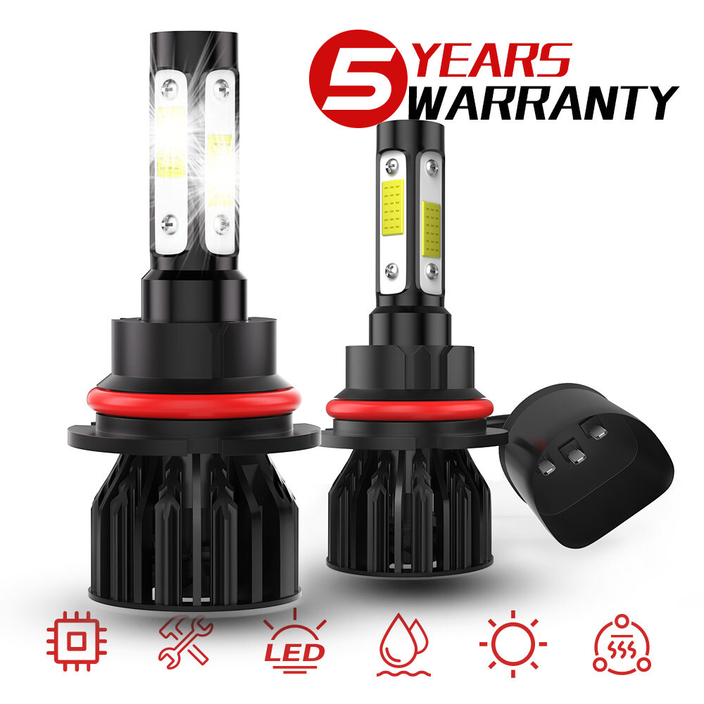 9007 Truck LED Headlight Bulb For 1998-1999 Volvo VN 2000-2003 VNL 2000-2017 VNM