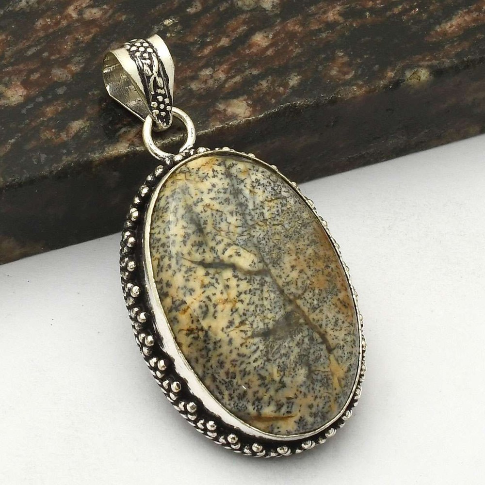 Dendrite Opal Gemstone Handmade Pendant Jewelry Wedding Gift 2.32