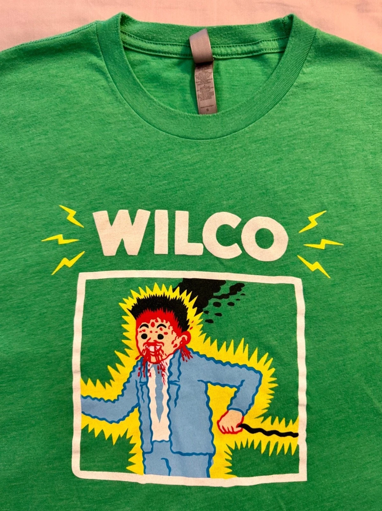 Vintage Wilco Band Green Shirt Unisex Concert S to 5XL QA1464