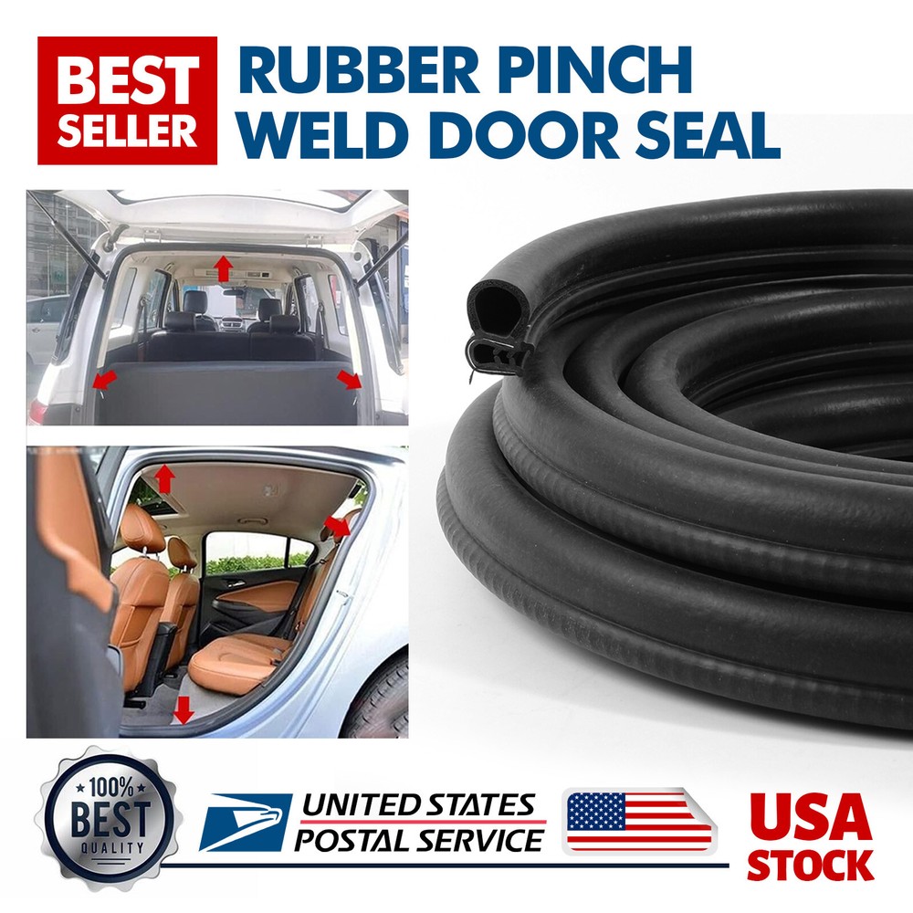 20FT Car Door Rubber Seal Strip Trim Seal w/ Side Bulb Car For Toyota 4Runner