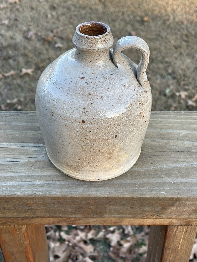 Archie Teague Frogtown Salt Glaze North Carolina Pottery Signed