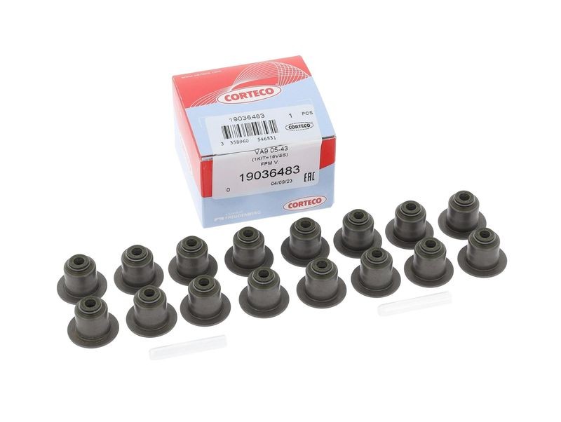 Valve Stem Seal Set Fits BMW 1 Series 2 Series 3 Series X1 Mini CORTECO 19036483
