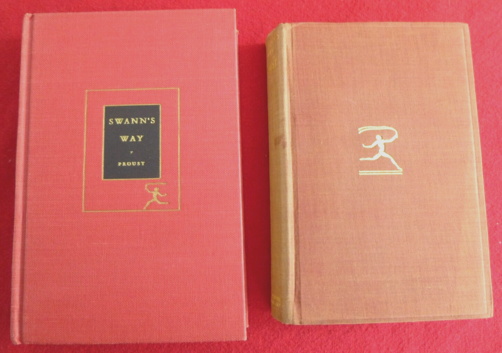 Proust Swann's Way Modern Library Editions 1928 and 1956