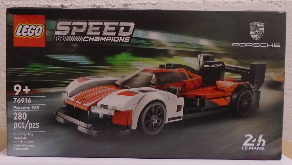 LEGO Speed Champions Porsche 963 Le Mans Race Car 280-Piece Set Sealed