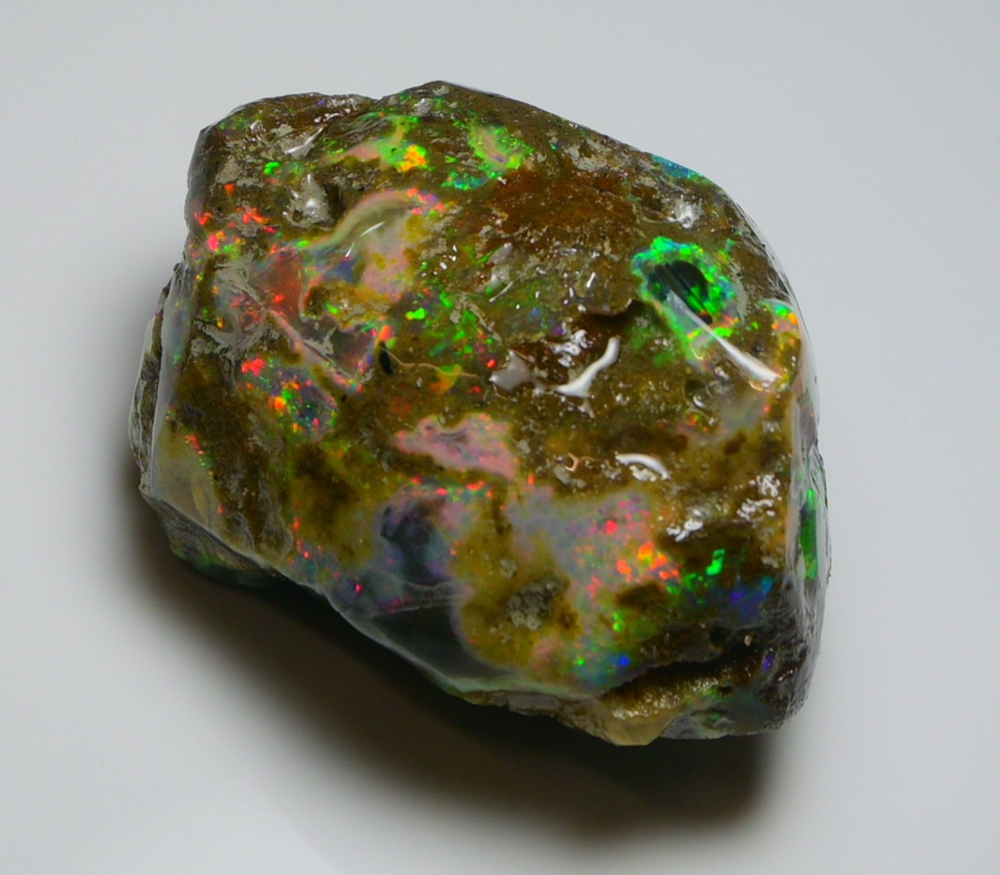 HUGE 693.90 Cts Natural Ethiopian Opal Rough - Multi Fire Welo Opal Raw Crystal