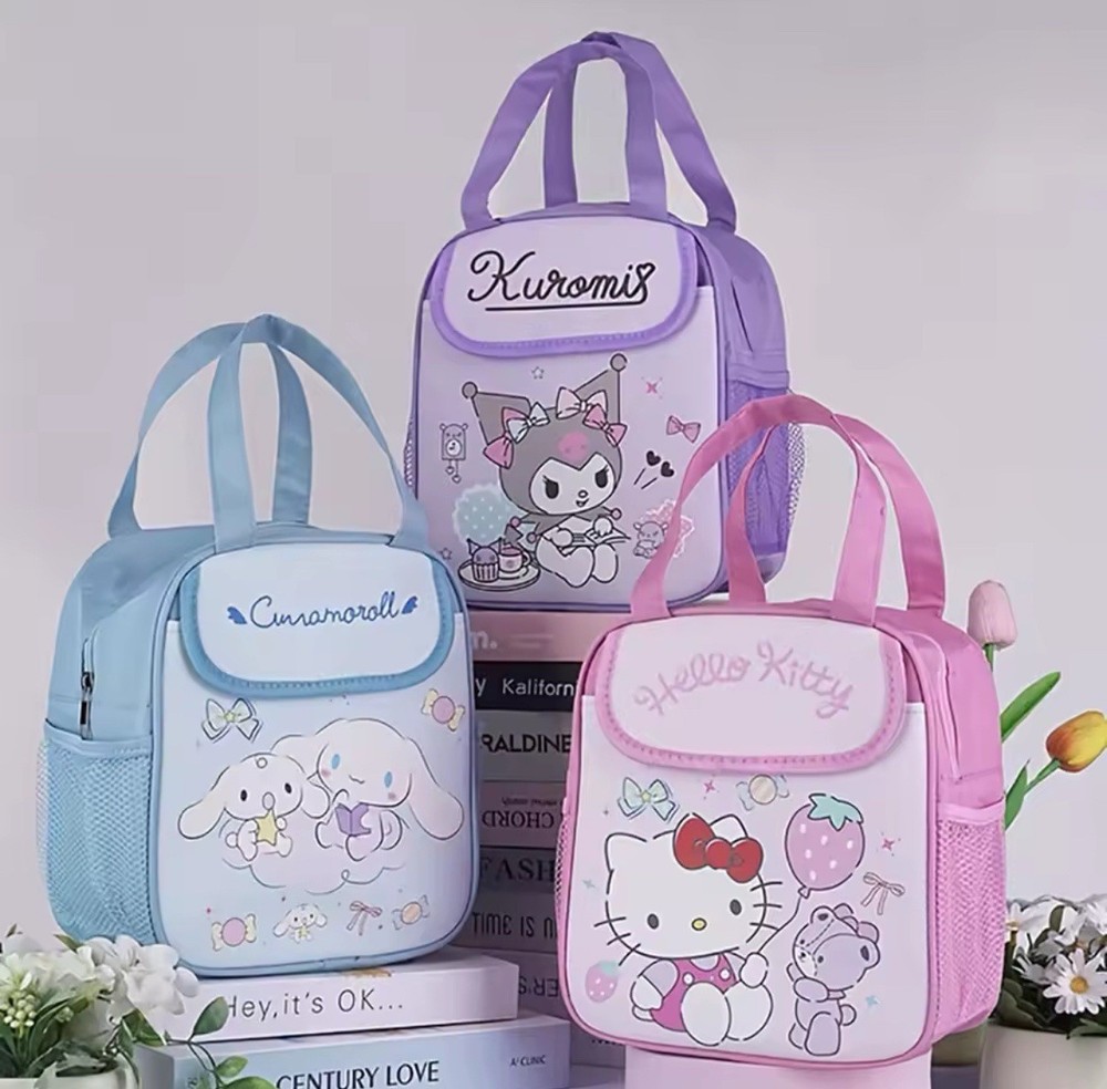 Lunch Bag for Kids -Hello Kitty Anime Characters Insulated Lunch Box