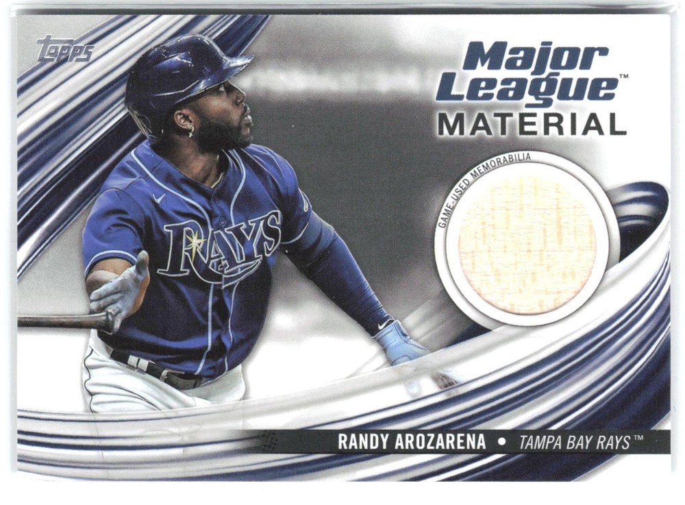 2023 Topps Randy Arozarena MLB Relic Card Major League Material Memorabilia