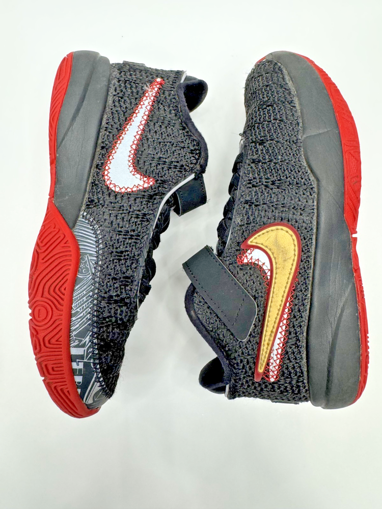 Kid's Nike Lebron 20 Trinity Black/Red Sneakers, size 13C