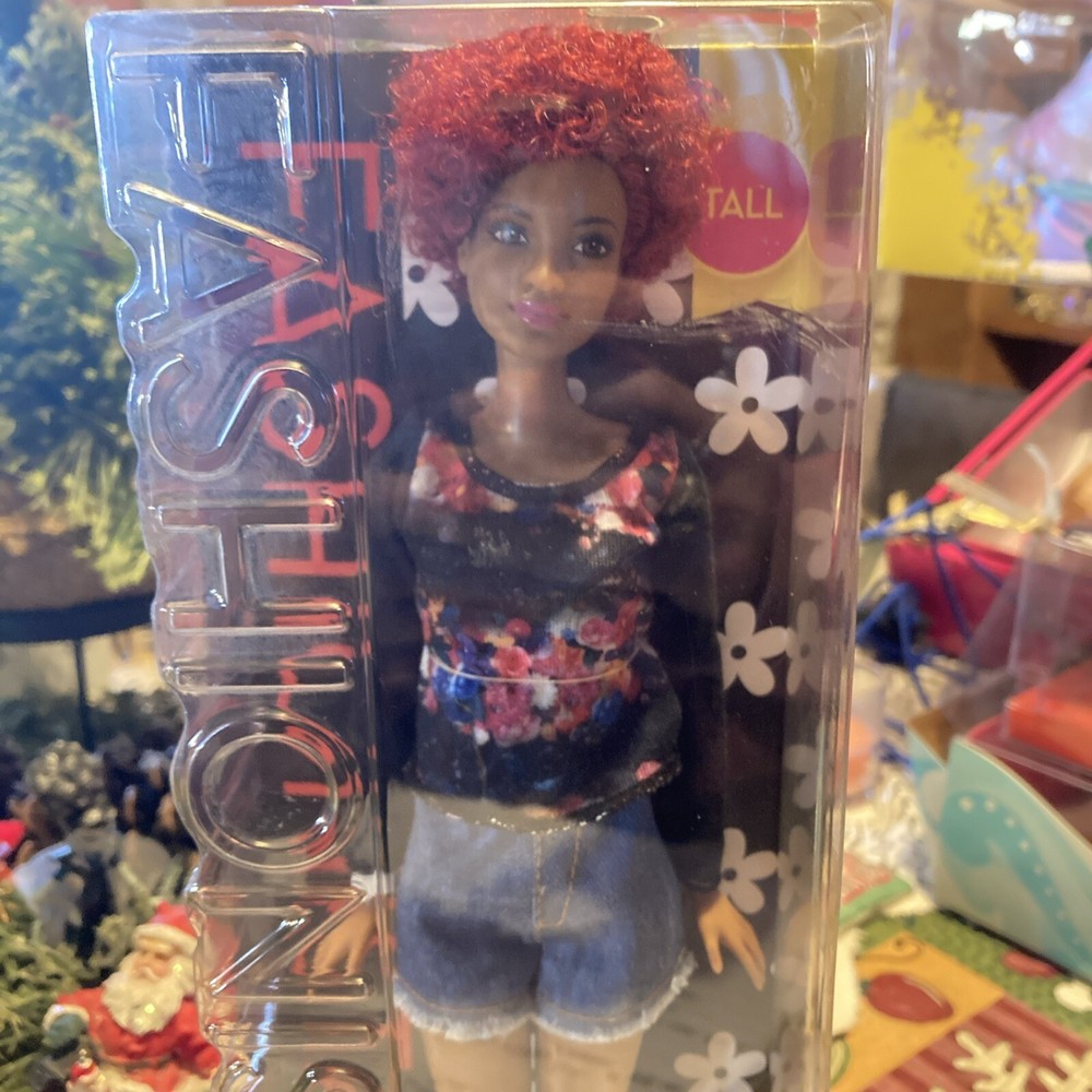 2015 Barbie Fashionistas Doll 33 Tall Red Hair Fab Fringe AA DPX69 NRFB