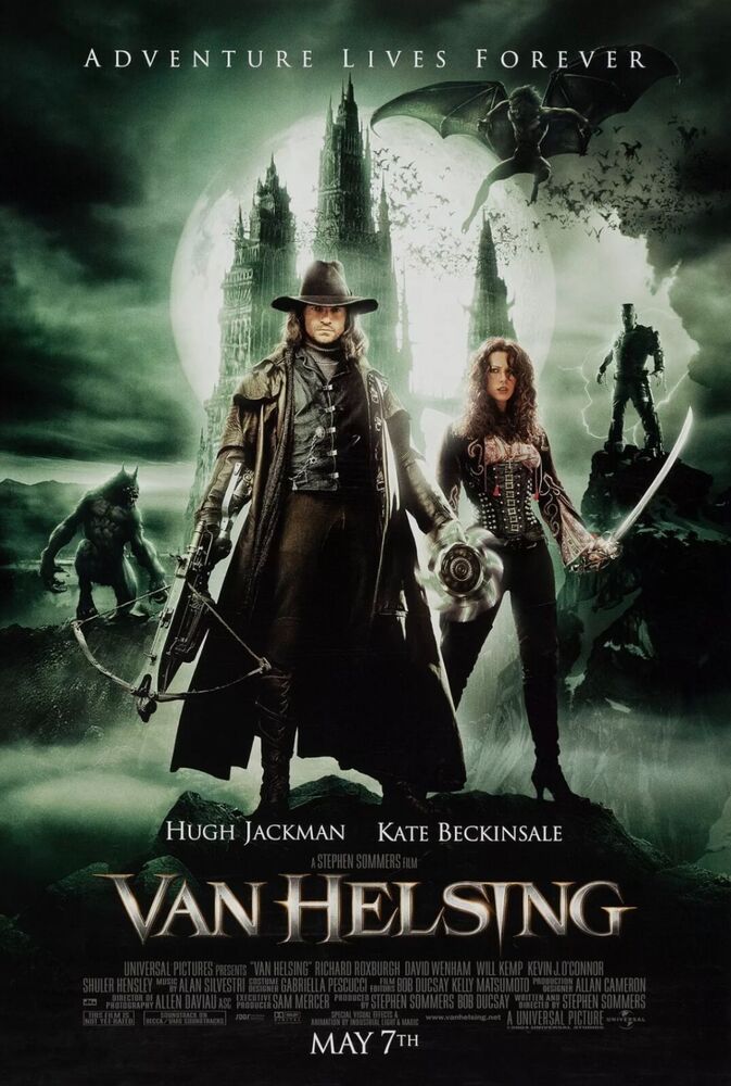 Van Helsing Original promo movie poster  11x17  Hugh Jackman Kate Beckinsale