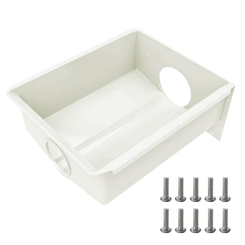 W10670845 Ice Bucket for Whirlpool, Kenmore, Kitchenaid,And Amana Refrigerators,