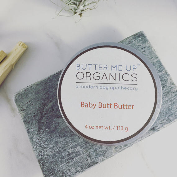 Organic Baby Butt Butter for Diaper Rash Relief  