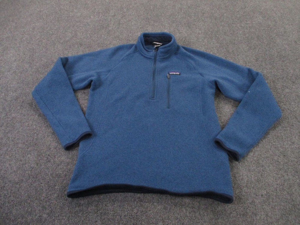 Patagonia Jacket Men M Blue Better Sweater Fleece Jumper Outdoor Hiking