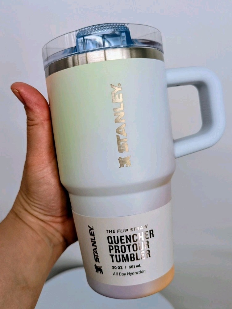 new Stanley water cup ProTour Flip Straw Tumbler 20 oz Sunrise Spiral 🐰🐣 2026