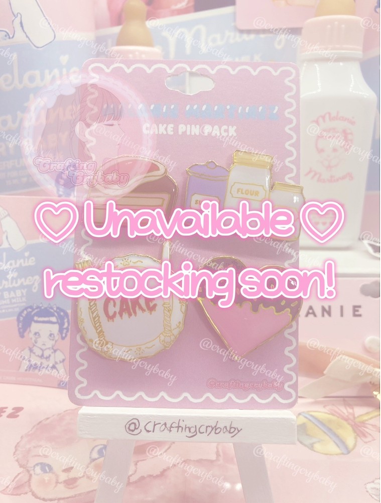 ♡Custom Melanie Martinez Cake Pin Pack♡