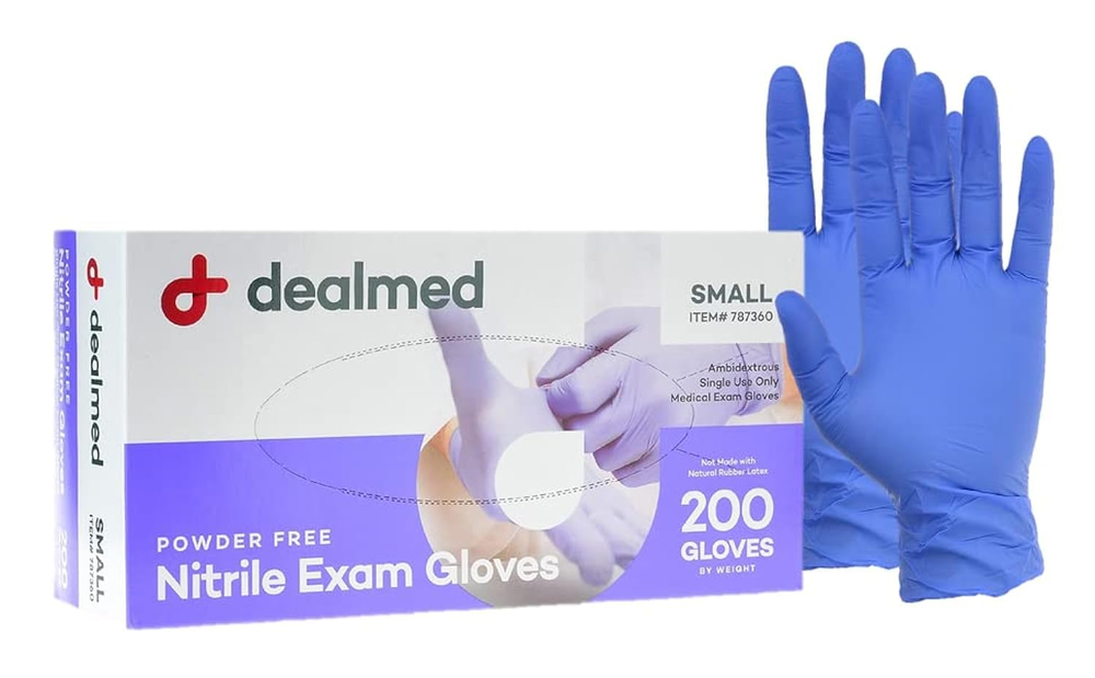 200-Count Small Nitrile Exam Gloves – Disposable & Non-Irritating