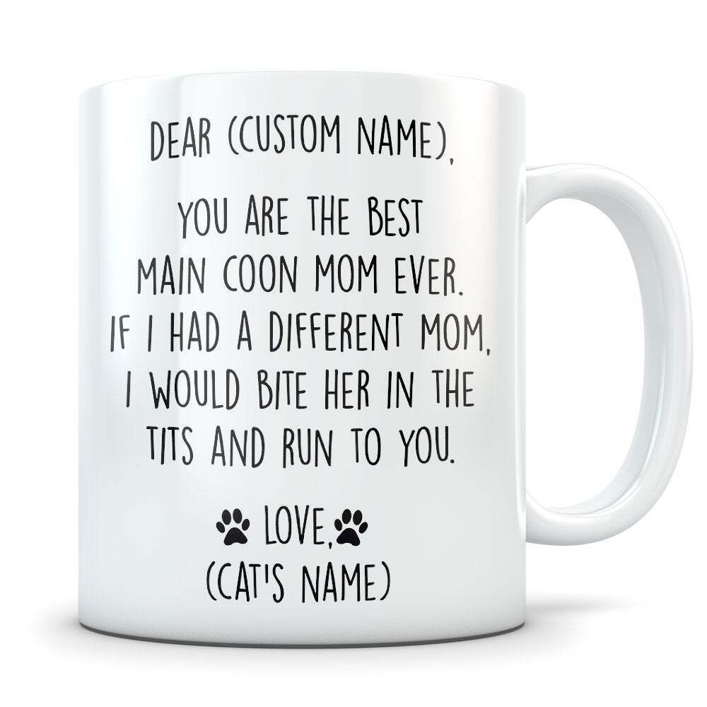 Main Coon Cat Gifts For Women Main Coon Gifts Main Coon Mom Main Coon Mug Main