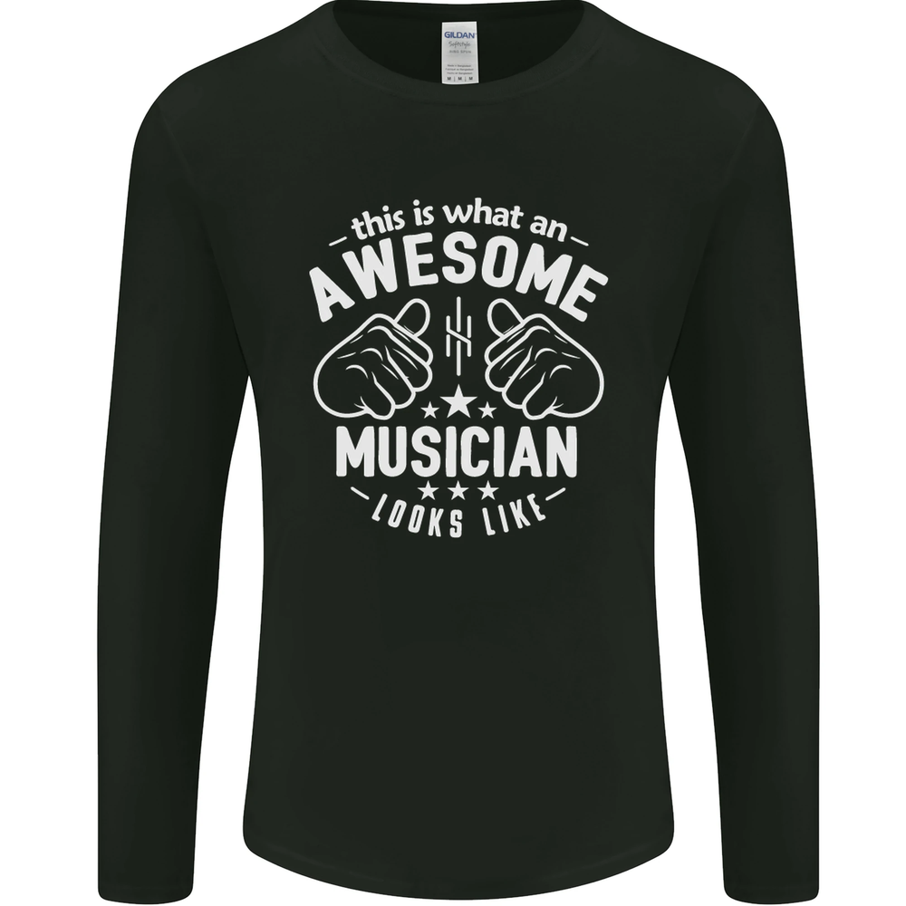 This Is What an Awesome Musician Looks Like Mens Long Sleeve T-Shirt