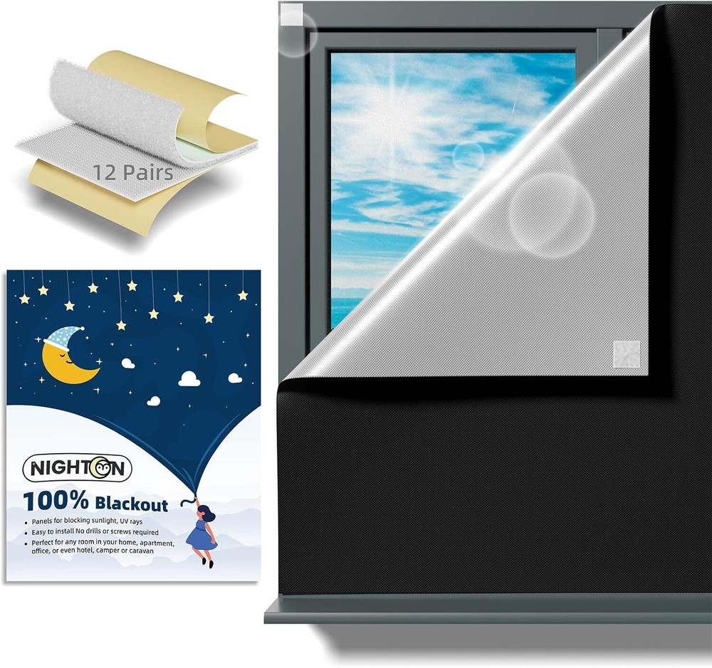 Portable 40x57 cuttable adhesive shading tape for curtains