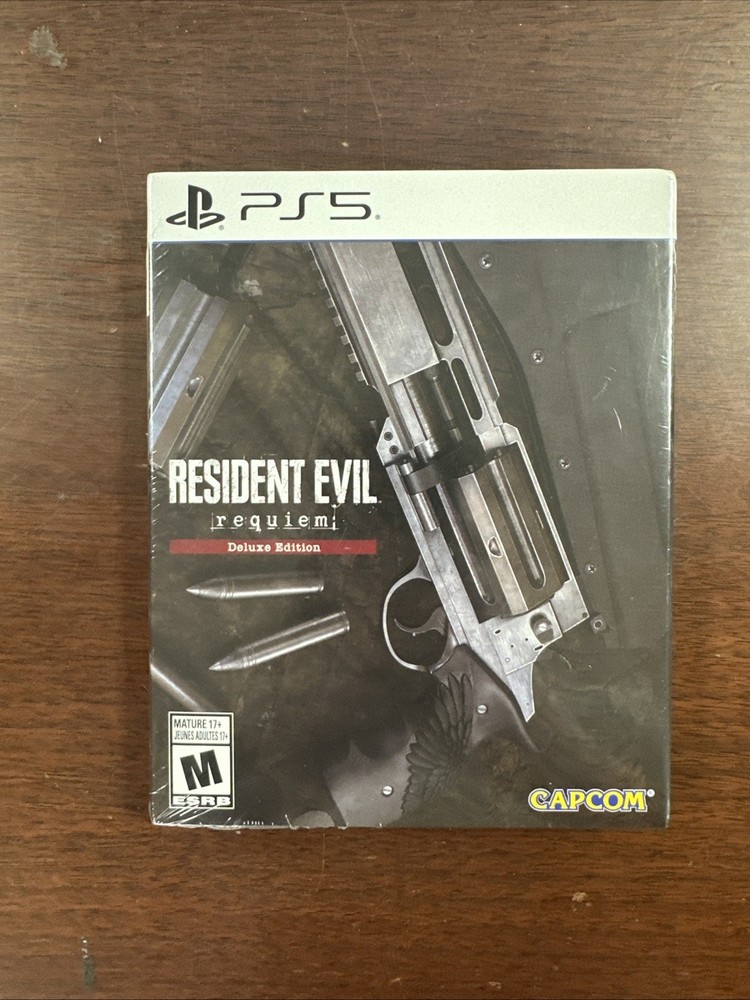 Resident Evil Requiem Deluxe Edition PlayStation 5 PS5 w/ Steelbook Brand New !