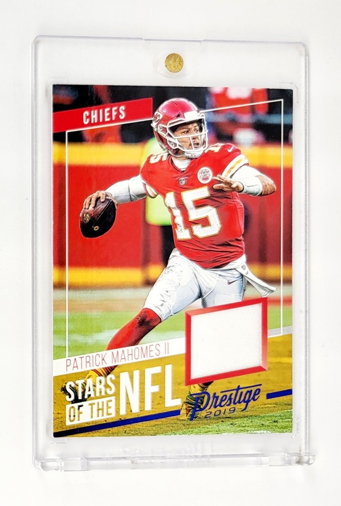 XTRA POINTS PLAYER WORN JERSEY SP PATRICK MAHOMES 2019 PRESTIGE Stars OF THE NFL