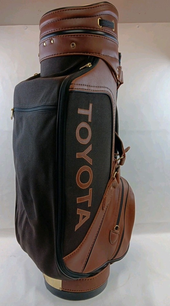 VTG Belding Sports Toyota Golf Bag w/Shoulder Strap Rain Cover Spellout & Logo