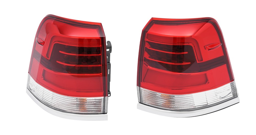 Left+Right Tail Lights for 2016 2017 2018 Toyota Land Cruiser FJ200 Brake Lamps
