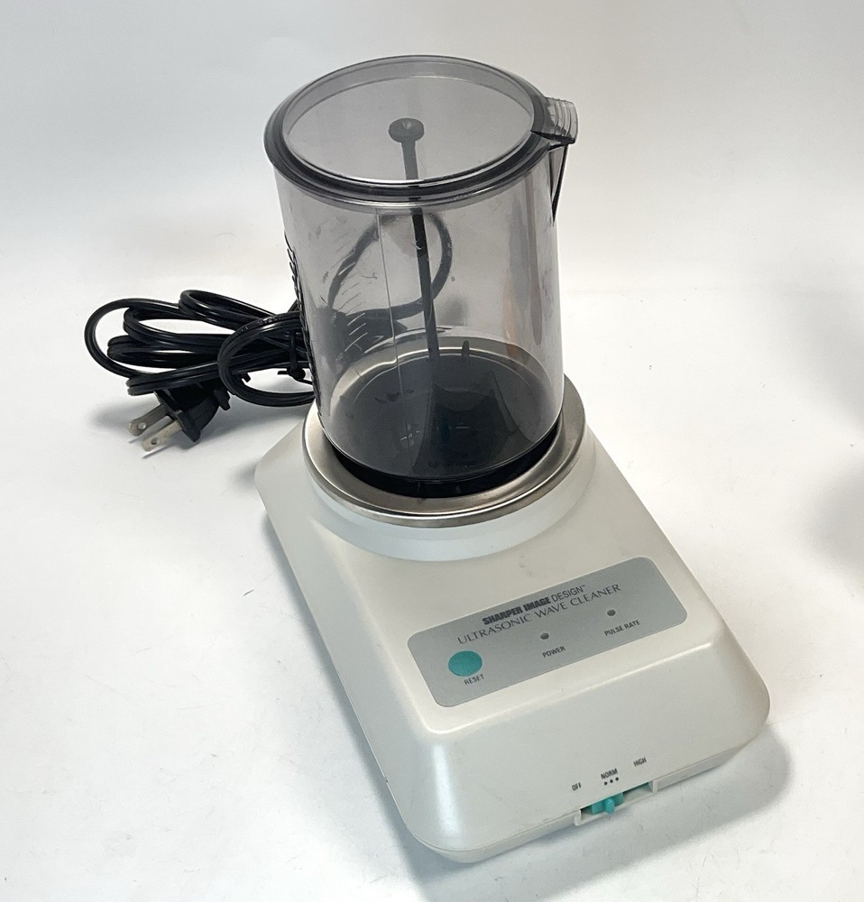 Sharper Image S1411 Ultrasonic Jewelry Cleaner with Removable Basket Tested  