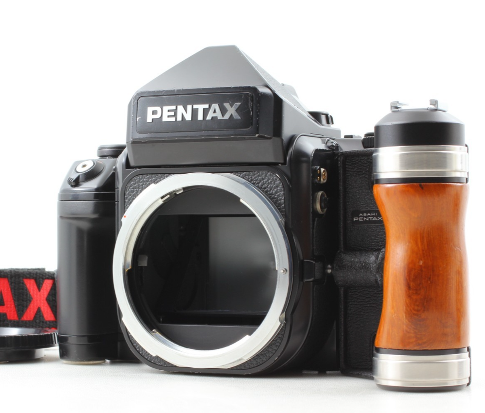 [ Exc+5  w/ Grip ]   Pentax 67II  AE Finder Medium Format Film Camera Body JAPAN