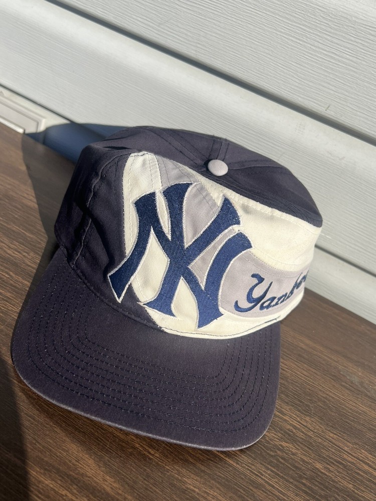 Vintage 90s New York Yankees Twins Blue White Gray MLB Jersey
