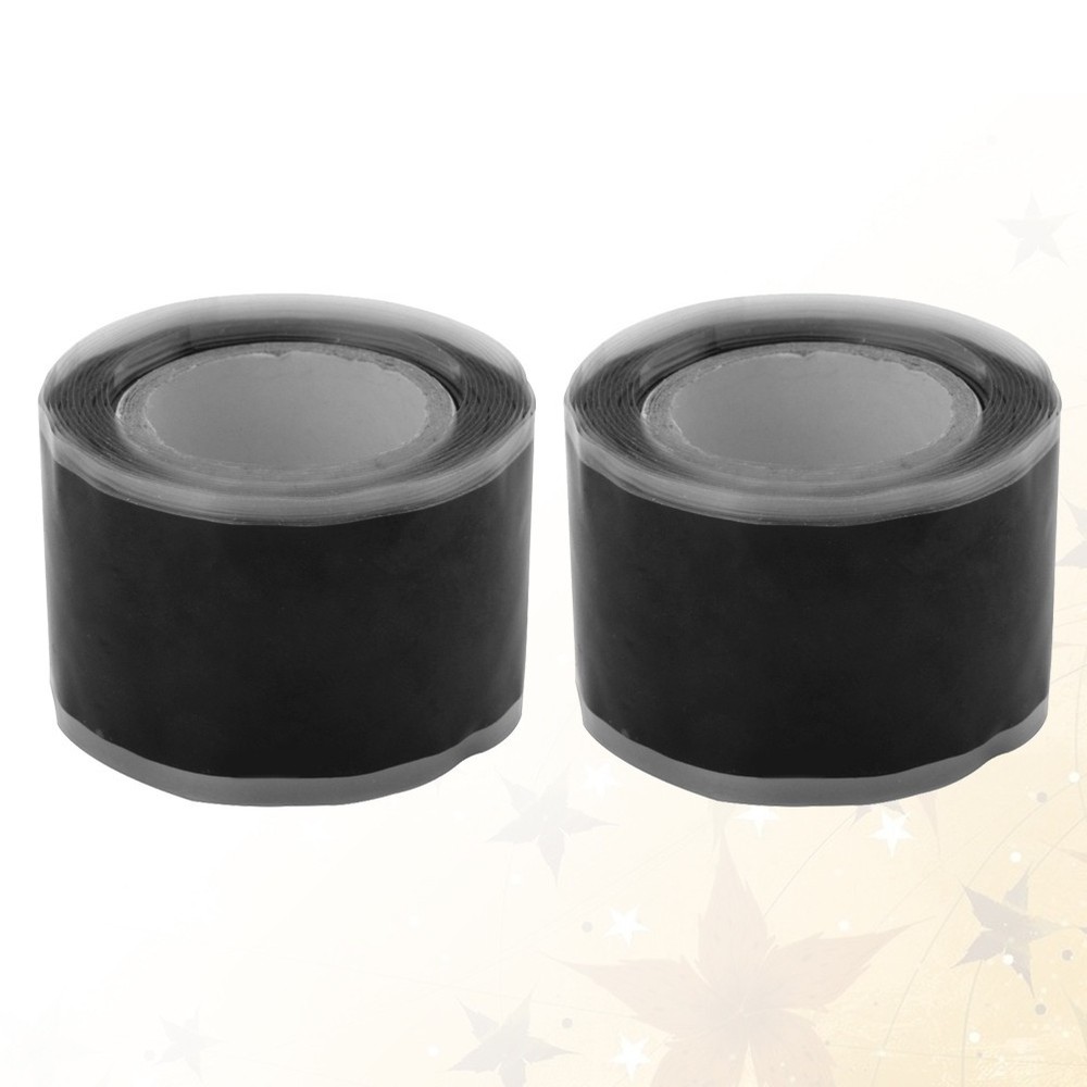 2 Rolls Waterproof Silicone Tape Electrical Insulation Self-adhesive