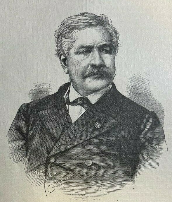 1880 Ferdinand De Lesseps As Minister at Rome in 1849