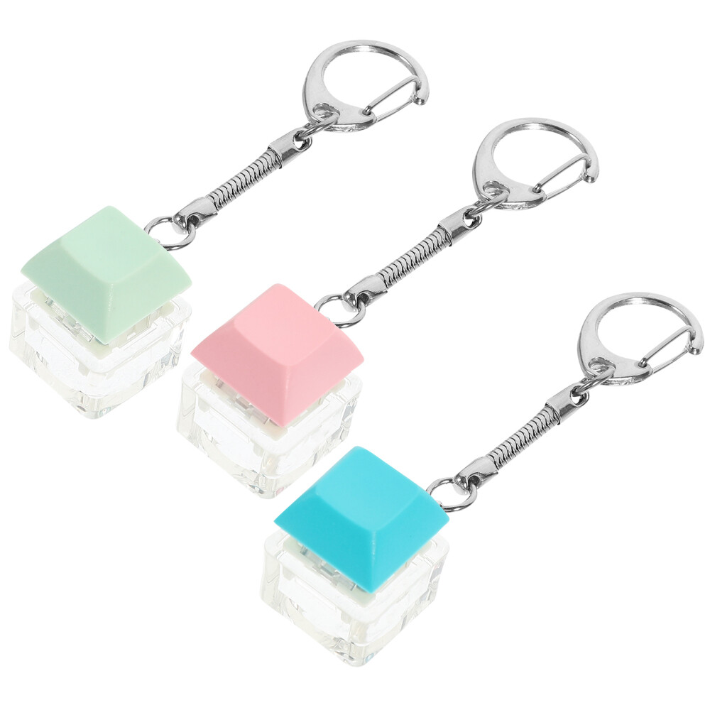 3-Piece Keyboard Keychain Carabiner Clip Holder for Keyboard Enthusiasts