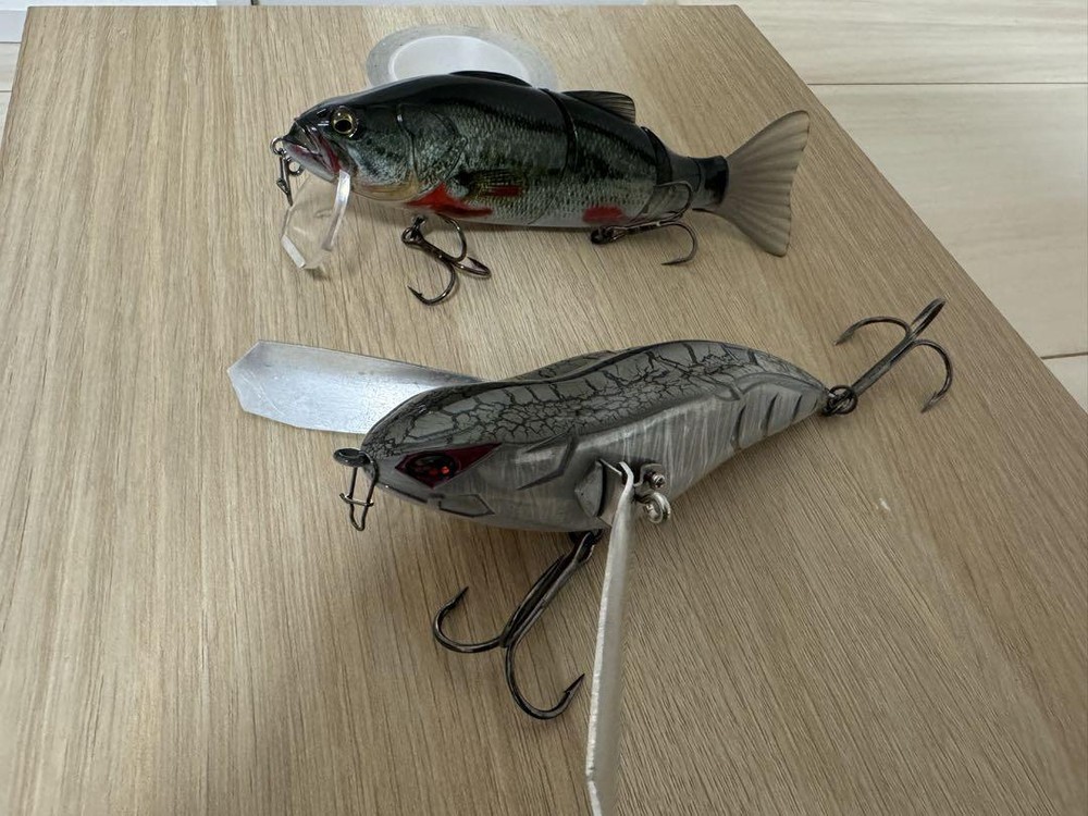 Fishing Lure Aventa Crawler Bassroid Jr Triple Double Big Bait Bass Fishing Reti