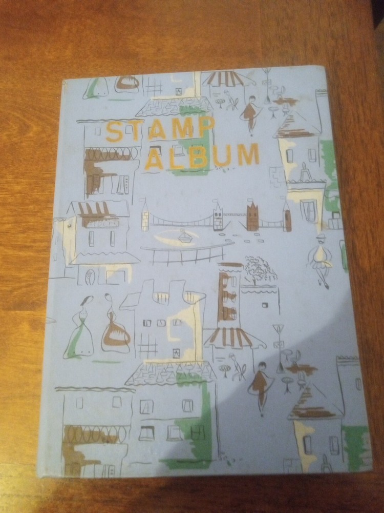 Antique Foreign Stamp Album