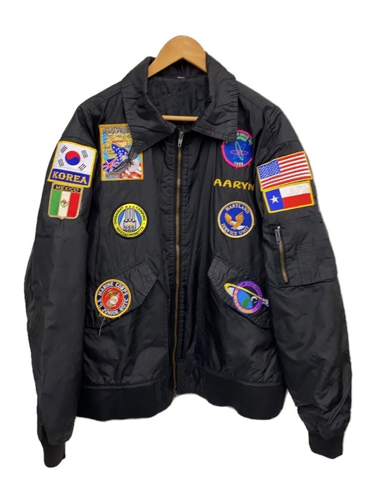 U.S.Navy 00S/2004 /Soupenia Jacket /Sukajan /- /Nylon /Blk