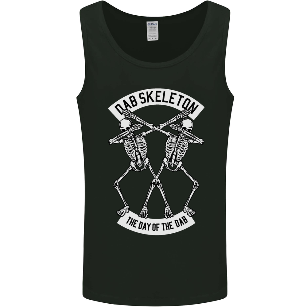 Dab Skeleton the Day of the Dab Dead Mens Vest Tank Top
