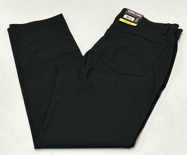Kirkland Signature Men’s Commuter Pants, Black, Size 32X34