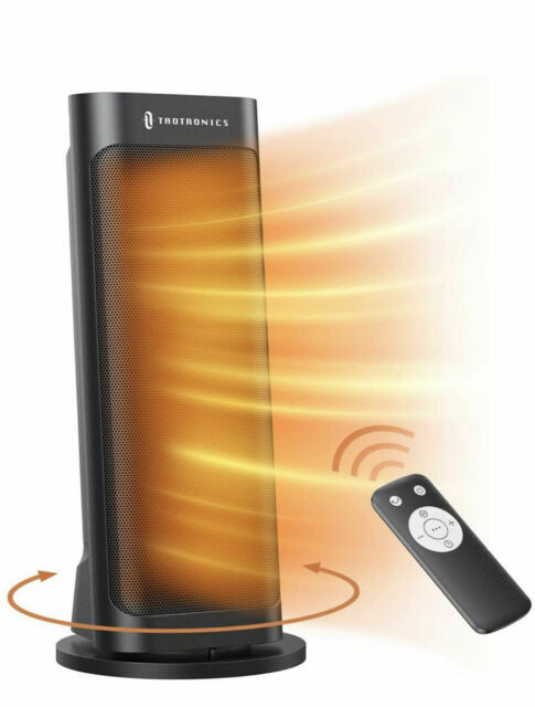 TaoTronics MFMSCS16 1500W Space Tower Heater - Black