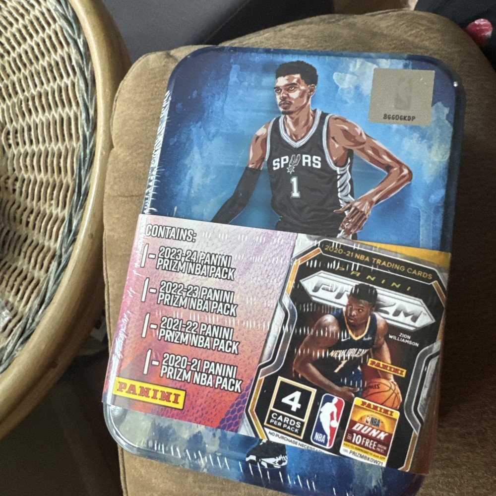 Victor Wembanyama Panini Prizm NBA Tin New Factory Sealed MJ Holdings