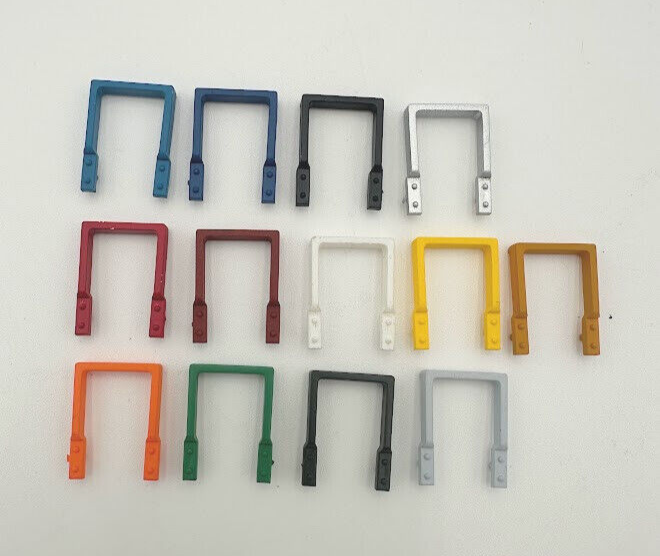 SET OF 6 G-Scale Corner Steps for BOXCARS, REEFERS, FLATCARS for USA TRAINS etc