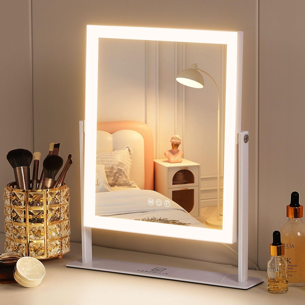 11.8x9.8 Vanity Mirror with LED Lights Hollywood Makeup Mirror