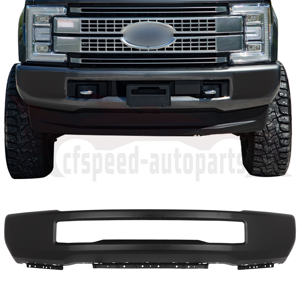 Front Bumper Without Fog Lamps Holes For 2017-19 Ford F-250 F-350 Super Duty
