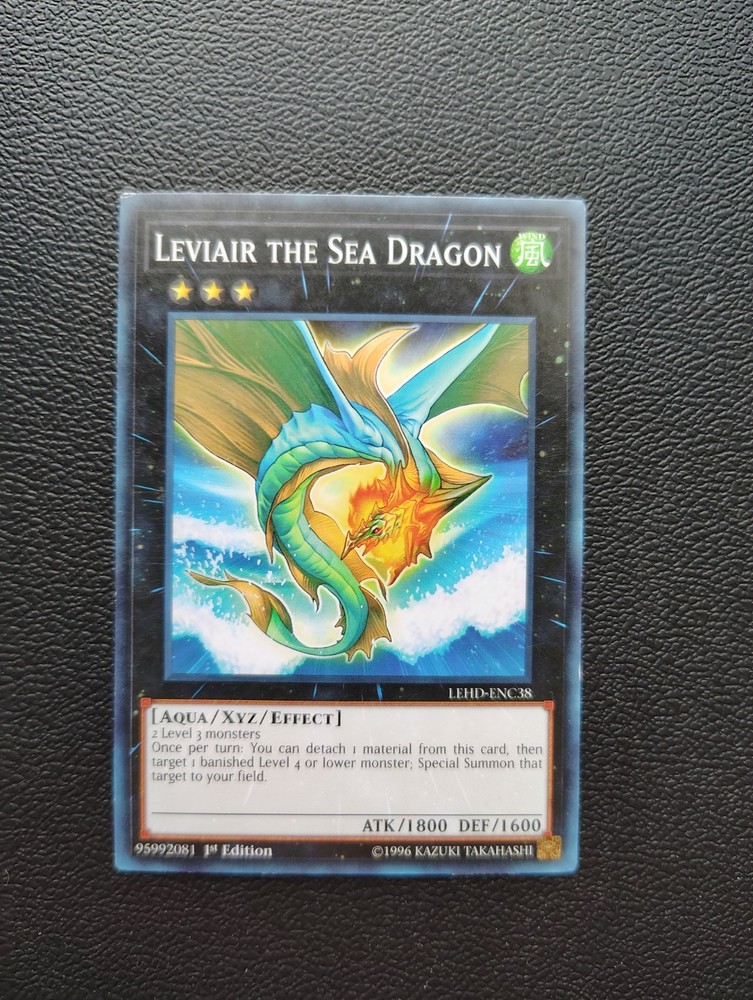 Yu-Gi-Oh Leviair Sea Dragon LEHD-ENC38 Lightly Played Condition