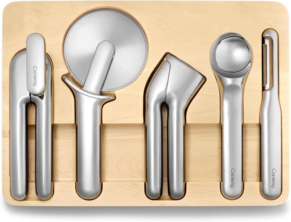 5-Piece Stainless Steel Kitchen Gadget Set with Can Opener