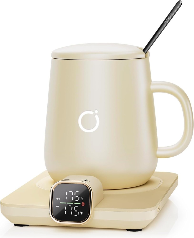 Heated Coffee Mug Warmer Set with Auto Shut Off for Desk
